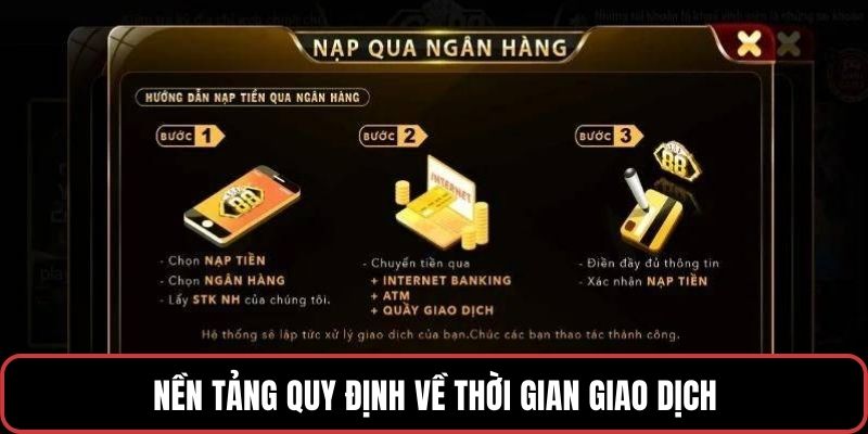 Nền tảng quy định về thời gian giao dịch